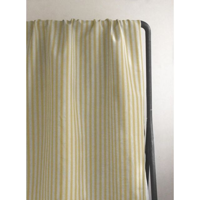 Ksenia Mustard - Curtain fabric, abstract Yellow pattern