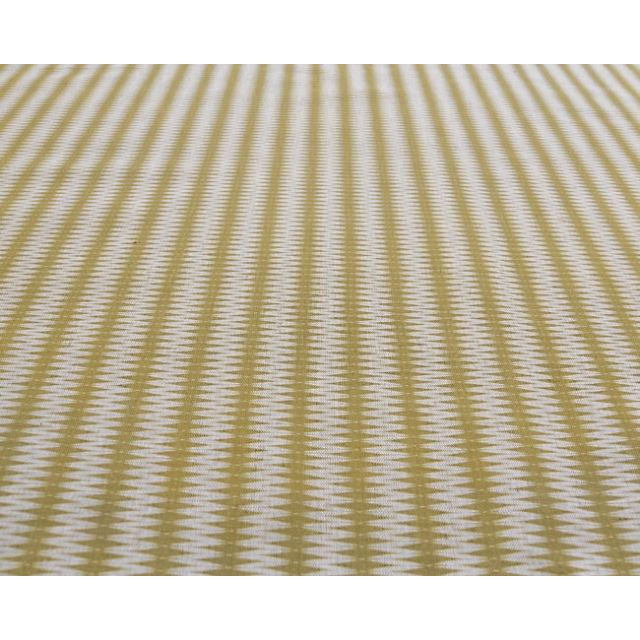 Ksenia Mustard - Curtain fabric, abstract Yellow pattern