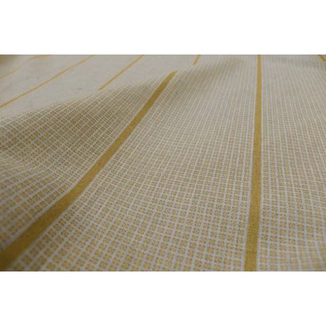 Marta Mustard- Curtain fabric, abstract  mustard geometric pattern