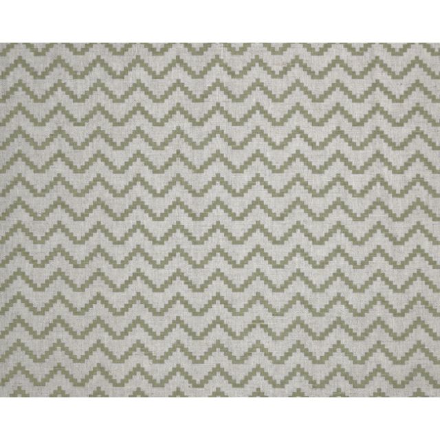 Azig Olive - Curtain fabric printed with Olive Green