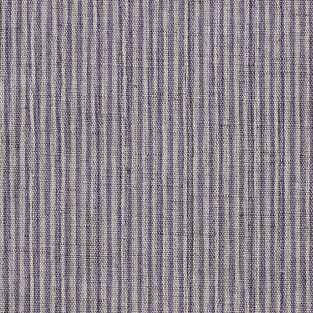 Laila Powder Plum - Curtain fabric with faded Purple stripes