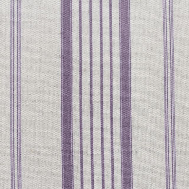 Freja Powder Plum - Curtain fabric with Purple stripes