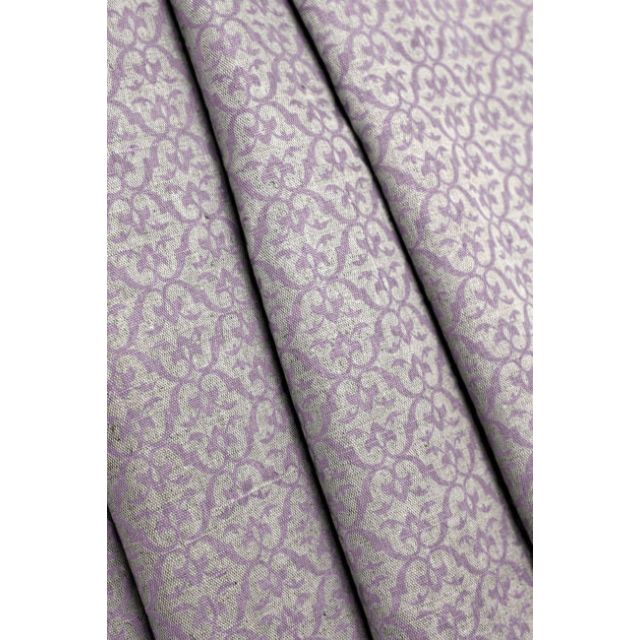 Brita Powder Rose - Curtain fabric printed with pale Pink