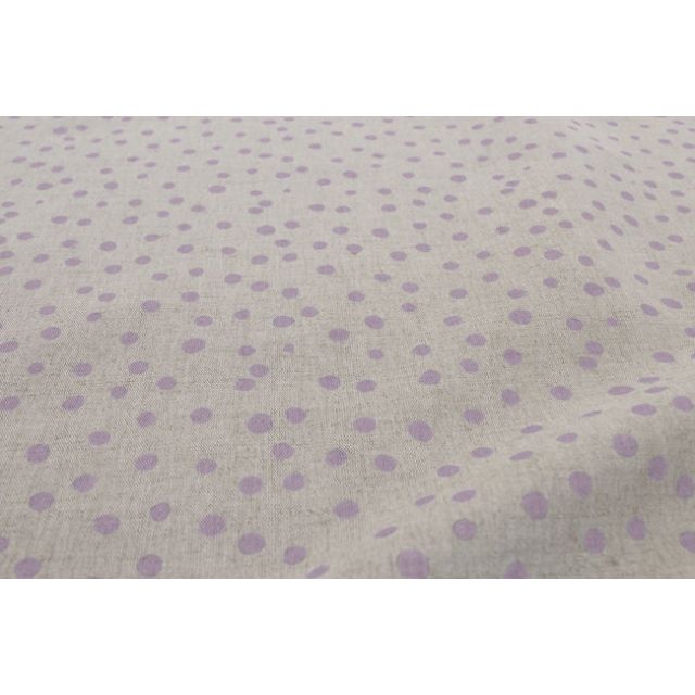 Dottie Powder Rose - Dotted curtain fabric with Pink dots