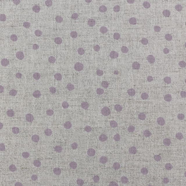 Dottie Powder Rose - Dotted curtain fabric with Pink dots