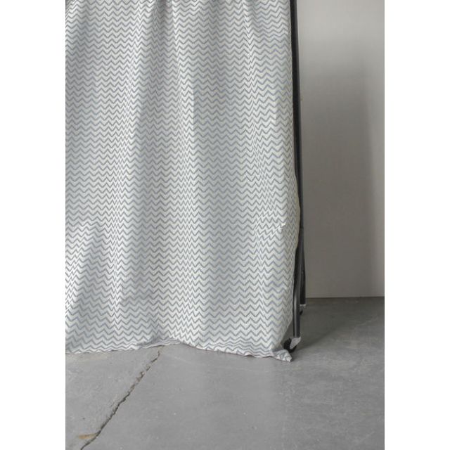 Azig Sky - Fabric for curtains and blinds printed with Light Blue