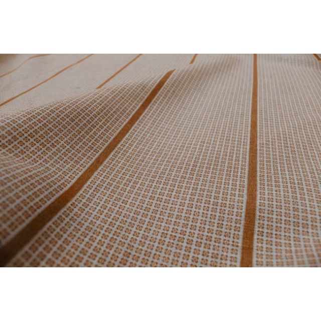 Marta Tangerine - Curtain fabric, abstract Orange geometric pattern