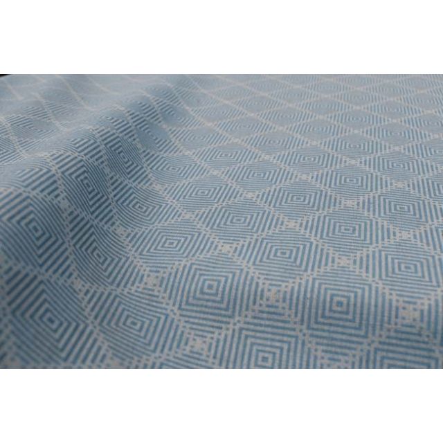 Feline True Blue- Fabric for curtains, Blue Print